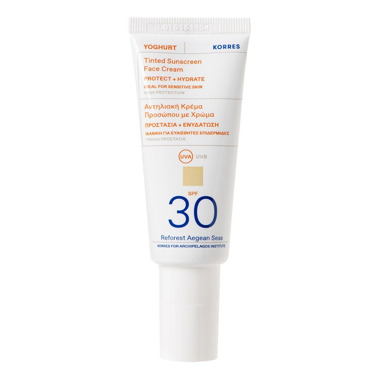 YOGHURT - Koloryzujący krem ochronny do twarzy SPF30