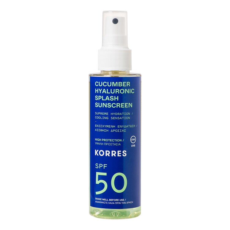 CUCUMBER HYALURONIC - Spray ochronny do twarzy i ciała z SPF 30/50