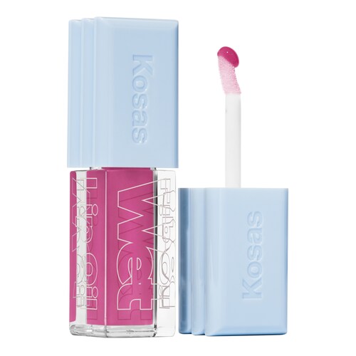 Kosas - Wet Lip Oil – Fyldgivende Lipgloss Beriget Med Peptider - Wet Lip Oil Gloss - Grapesicle - For Women