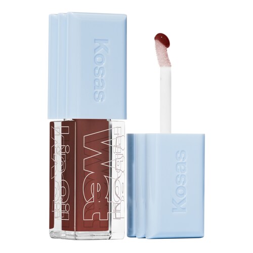 Kosas - Wet Lip Oil – Fyldgivende Lipgloss Beriget Med Peptider - Wet Lip Oil Gloss - Cola - For Women