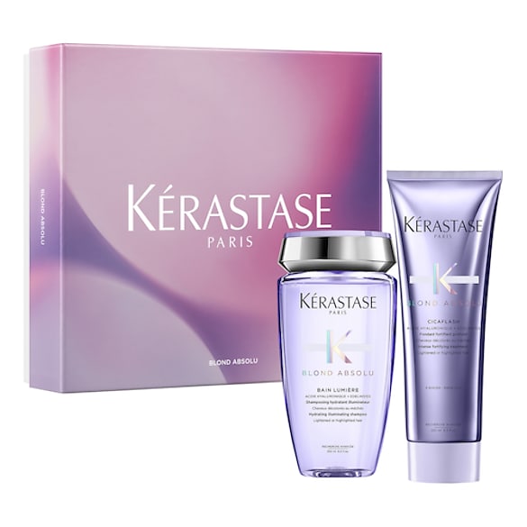 Blond Absolu - Coffret routine shampoing et après-shampoing pour cheveux blonds, KÉRASTASE