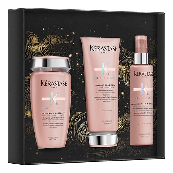 Chroma Absolu - Coffret routine pour cheveux colorés ou méchés, KÉRASTASE