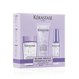 Blond Absolu - Coffret découverte routine shampoing, soin, huile, cheveux blonds