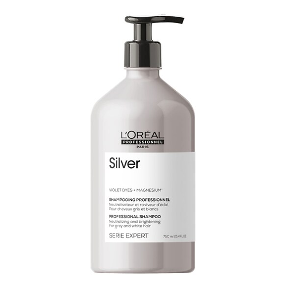 Silver - Shampoing pour cheveux gris et blancs, L'Oréal Professionnel