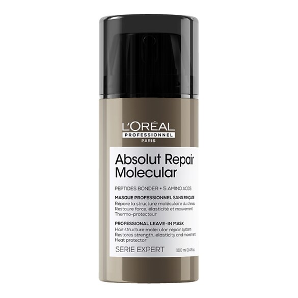 Absolut Repair Molecular - Crema senza risciacquo per capelli danneggiati, L'Oréal Professionnel