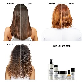 Metal Detox - Maschera per capelli danneggiati e brillantezza intensa