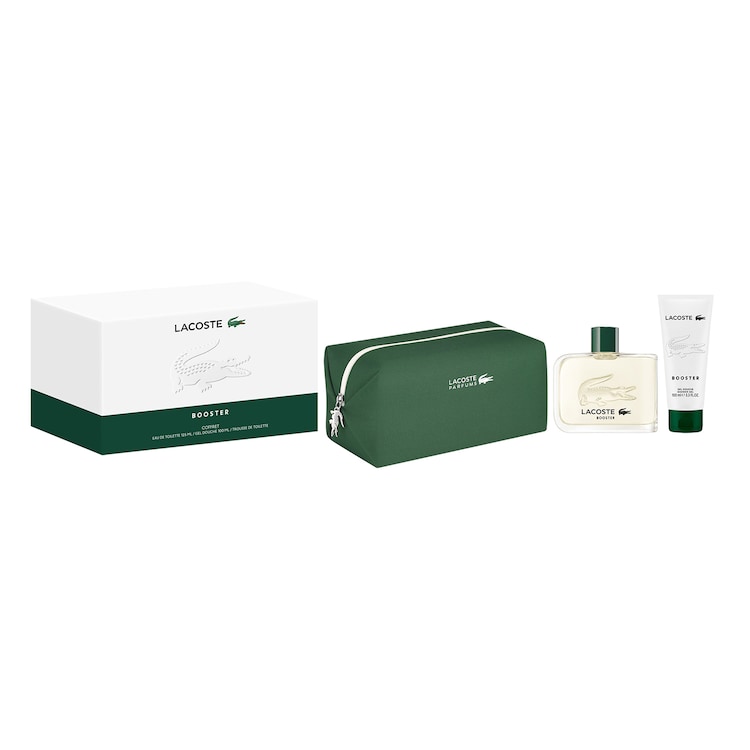 Booster Eau de Toilette - Coffret Parfum, Trousse et Gel Douche
