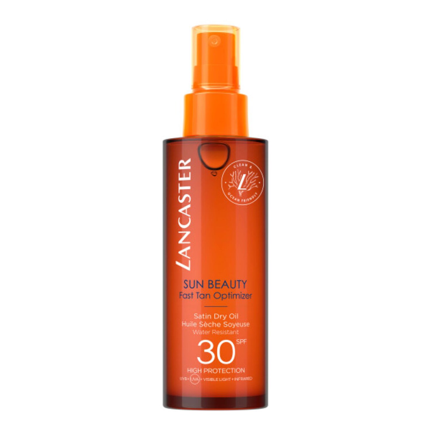 LANCASTER - SUN BEAUTY - Opalovací suchý olej ve spreji SPF 30