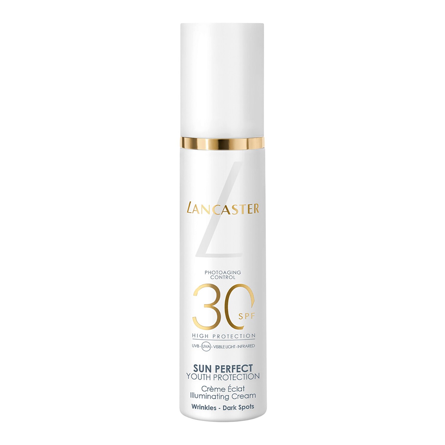 Lancaster Sun Perfect Sun Illuminating Cream SPF 30 rozjasňující denní krém proti vráskám a tmavým skvrnám SPF 30 50 ml