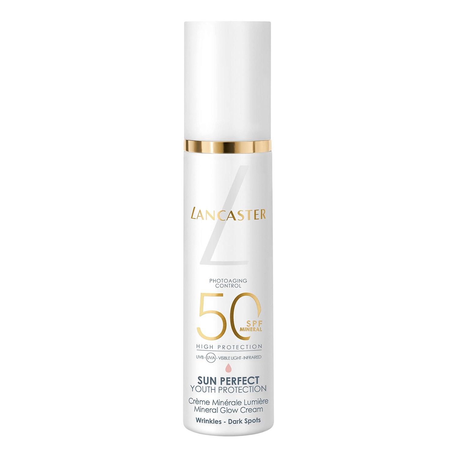 LANCASTER - Sun Perfect - Minerální Rozjasňující Krém na Obličej SPF 50
