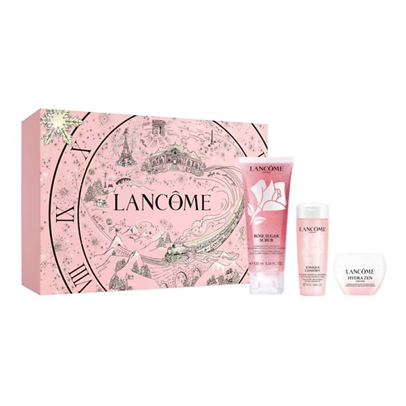 Confort - Coffret Edition Limitée Noël Exfoliant, Tonique et Crème, LANCÔME