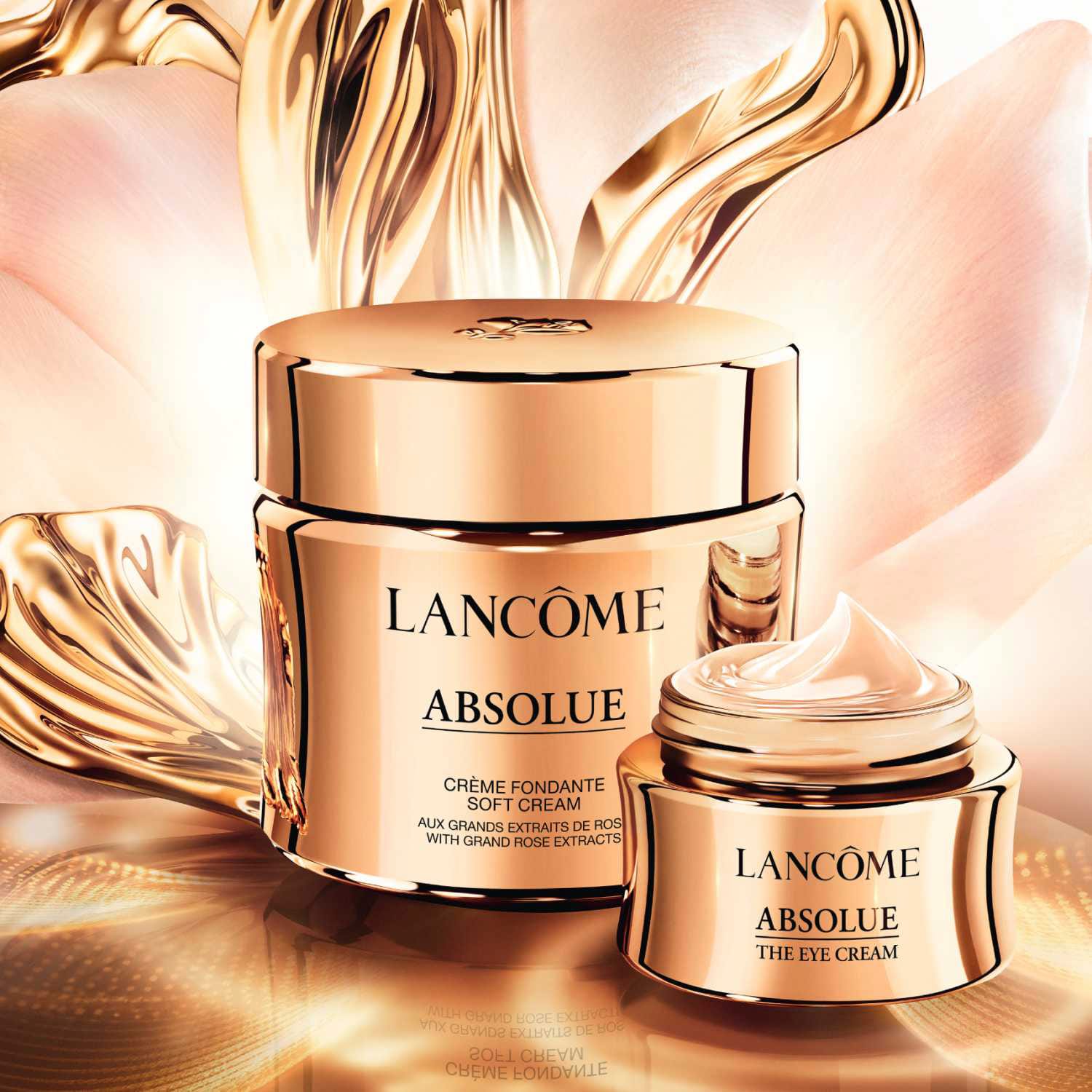 LANCOME ABSOLUE ROSE 80 + アイクリーム 5ml LANCOME ABSOLUE ROSE 80 + アイクリーム 5ml Lancome アブソリュ