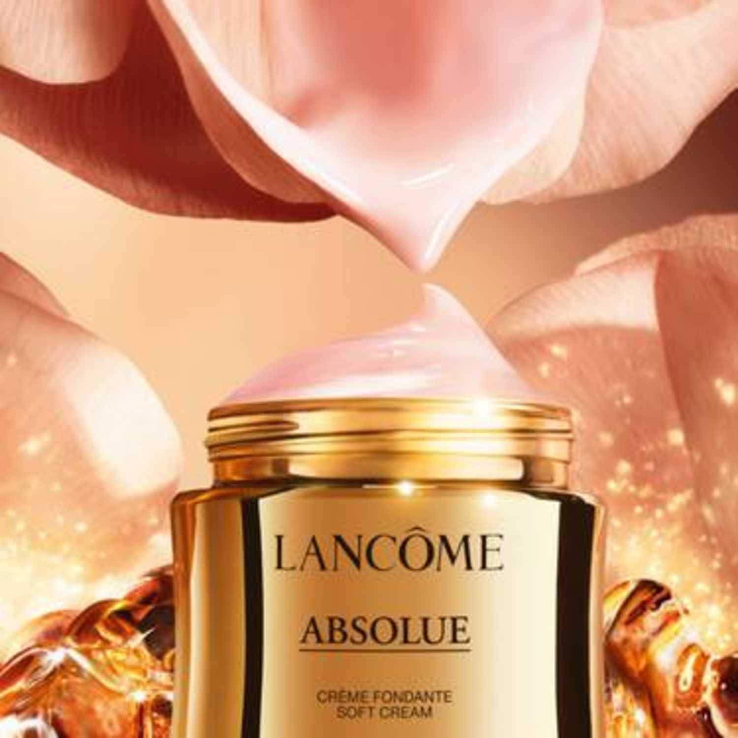 LANCOME ABSOLUE クリームファンデーション ベージュ ABSOLUE crème fondante refillable Zabiegi do twarzy Lancôme