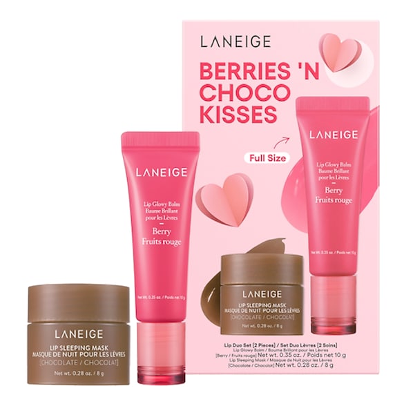 Berries 'N Choco Kisses - Lip Duo Set, LANEIGE