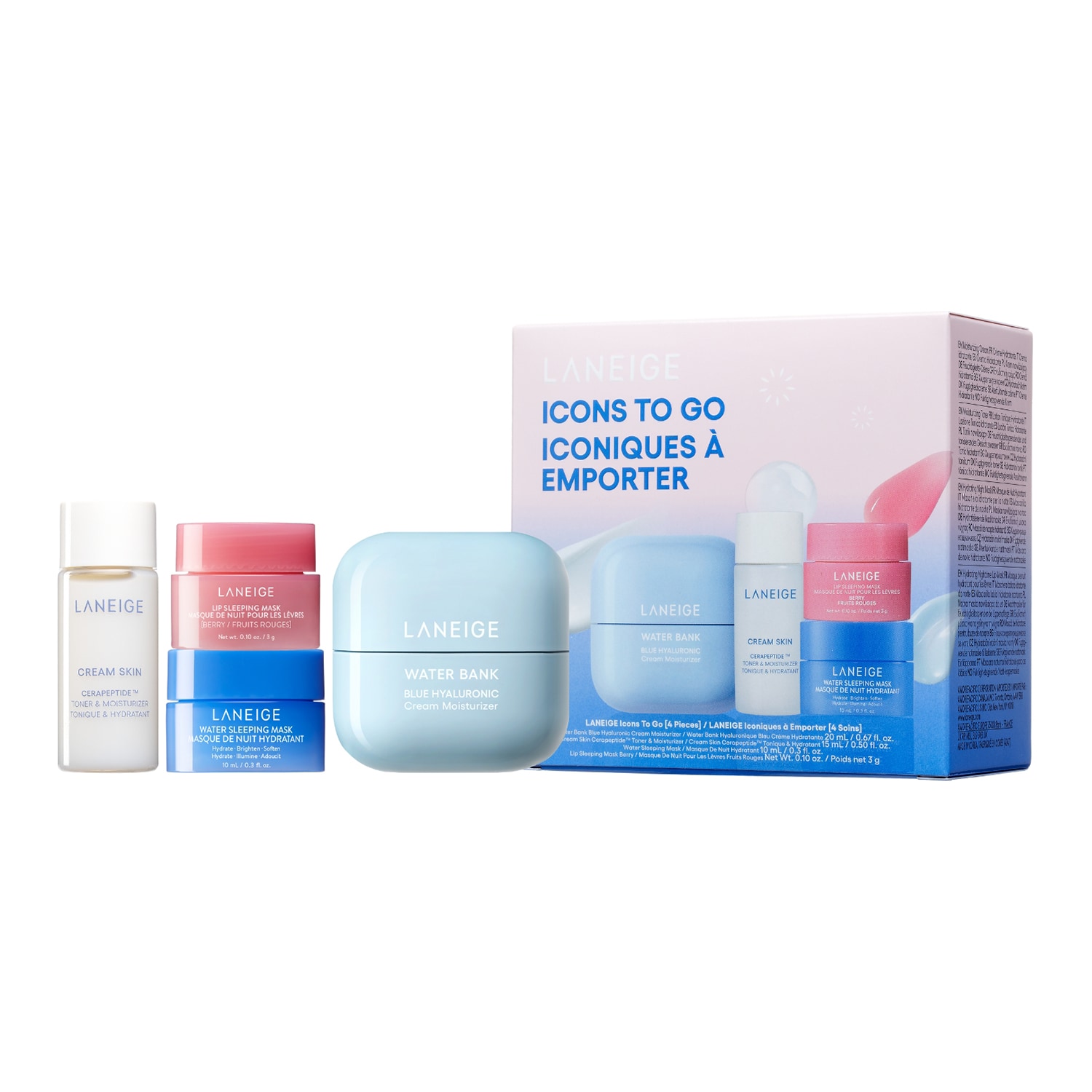 LANEIGE Icons to Go Set - Coffret Soin Visage