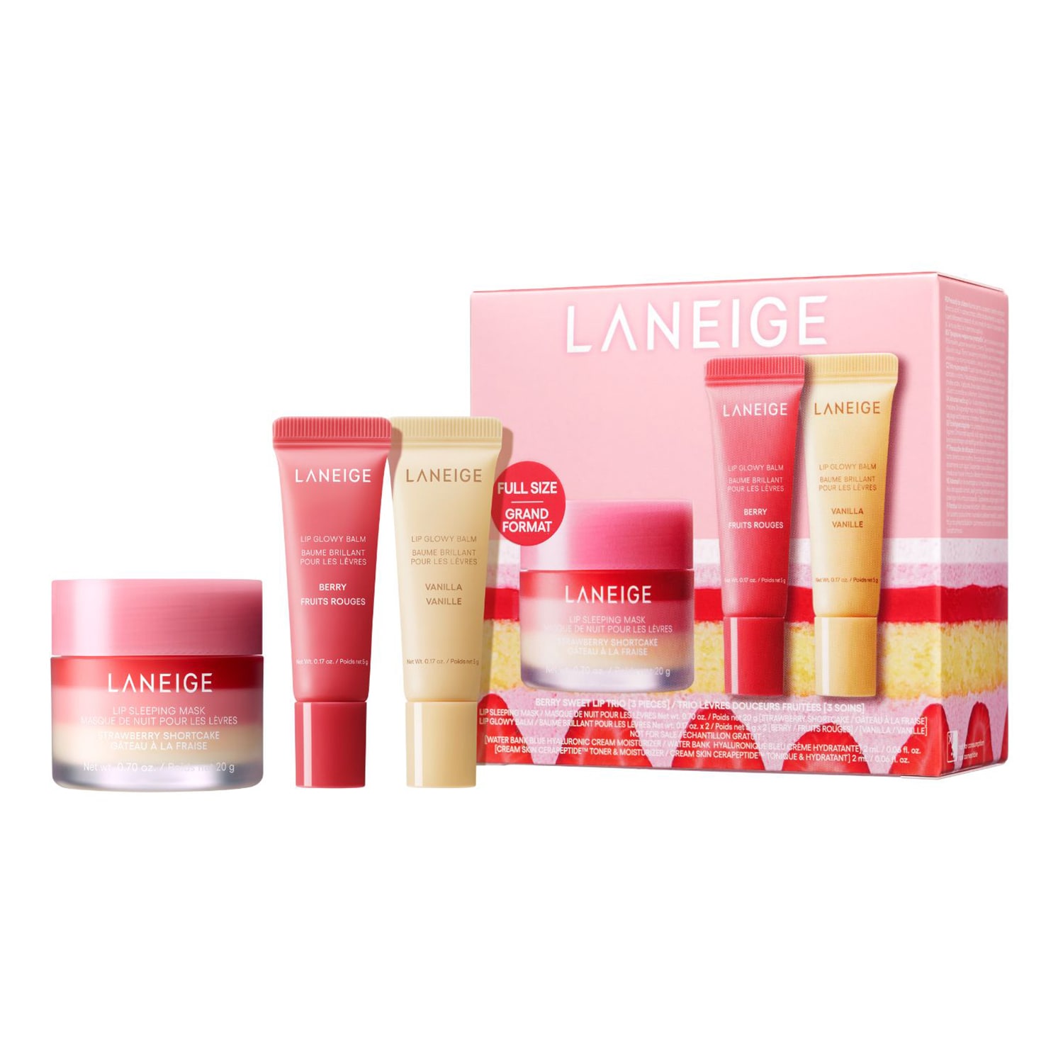 Berry Sweet Lip Trio - Set de buze pentru zi si noapte, editie