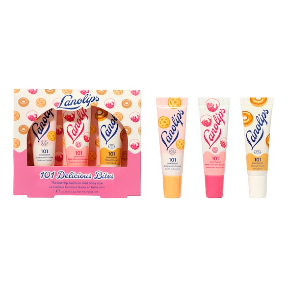 101 Delicious Bites - Balsamy do ust w wersji mini, LANOLIPS