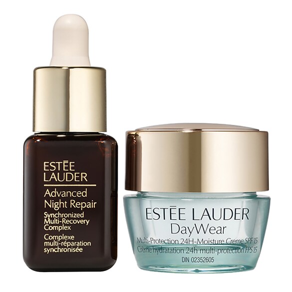 All Glowy Repair Serum + Moisturizer Mini Skincare Set - Zestaw, ESTÉE LAUDER