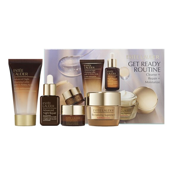 Estée Lauder - Get Ready - Routine Skincare Set - 30ml+5ml+15ml+15ml - Donna