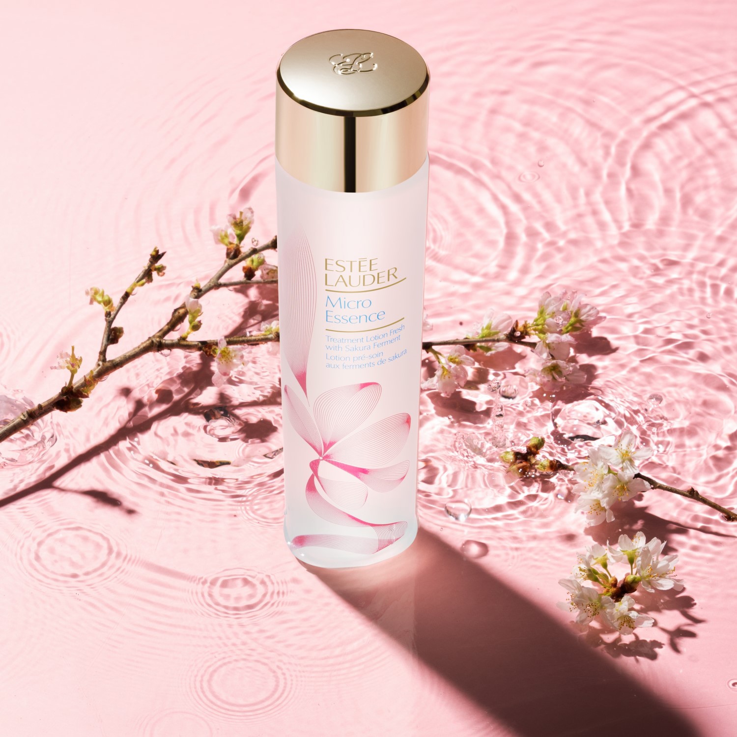 ESTEE LAUDER Micro Essence 200ml サクラ Micro Essence Treatment Lotion Fresh with Sakura Ferment - Esencja