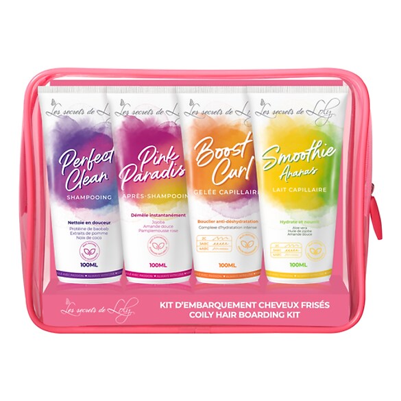 Trousse Voyage - Rituel soin cheveux fris&eacute;s, LES SECRETS DE LOLY