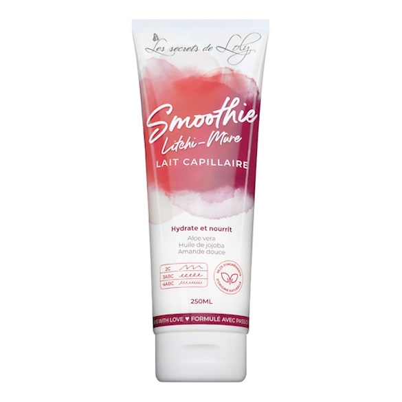 Smoothie Litchi-Mûre - Leche capilar hidratante y nutritiva, LES SECRETS DE LOLY