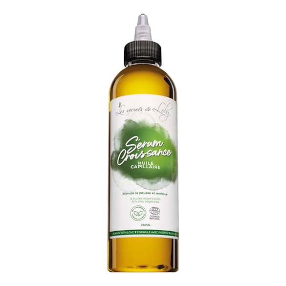 Sérum Croissance - aceite capilar, estimula el crecimiento y fortalece el pelo, LES SECRETS DE LOLY