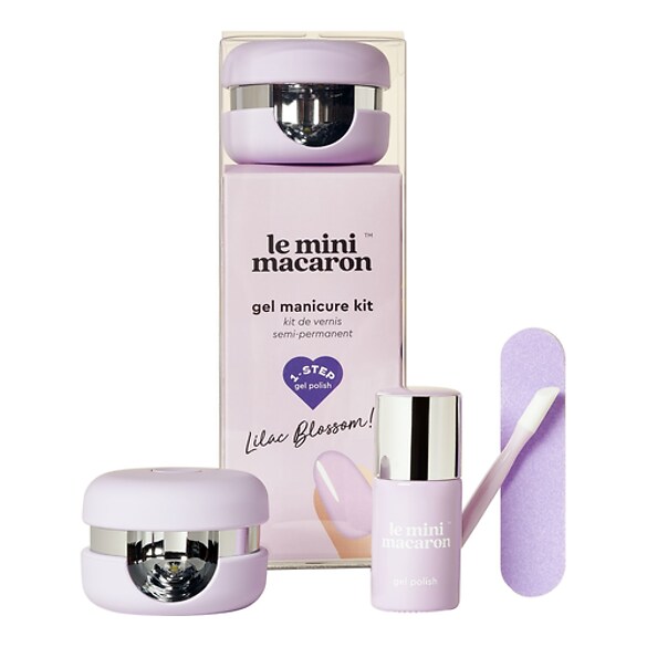 Gel Manucure Kit - Coffret vernis semi permanent 3 en 1, LE MINI MACARON