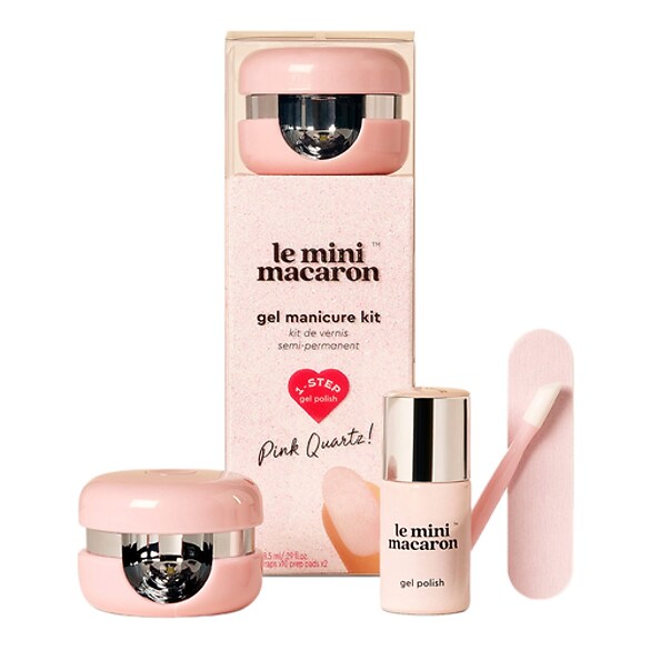 Gel Manucure Kit - Coffret vernis semi permanent 3 en 1, LE MINI MACARON