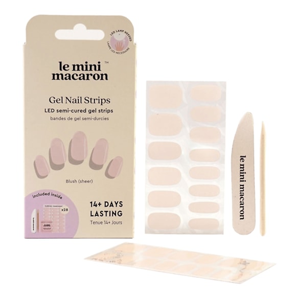 Gel Nail Strips - Vernis Semi-permanent adhésif, LE MINI MACARON