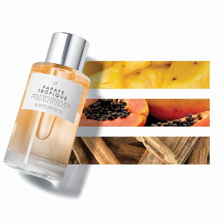 Papaye Tropique – Brume de parfum pour cheveux et corps 