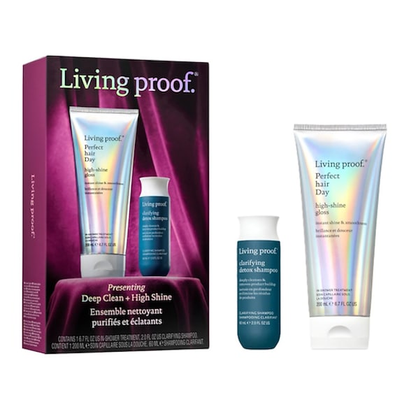 Deep Clean High Shine - Set trattamenti pulizia e la lucentezza dei capelli, LIVING PROOF