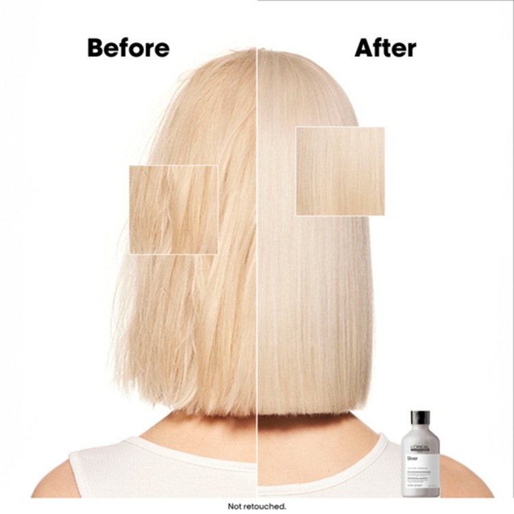 Silver - Shampoing pour cheveux gris et blancs