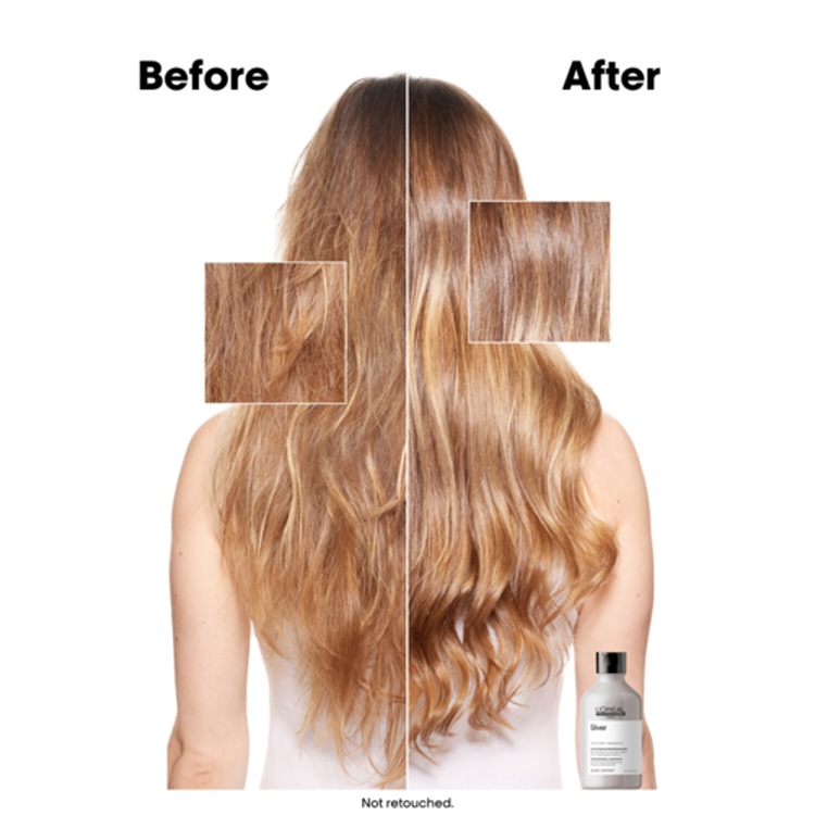 Silver - Shampoing pour cheveux gris et blancs
