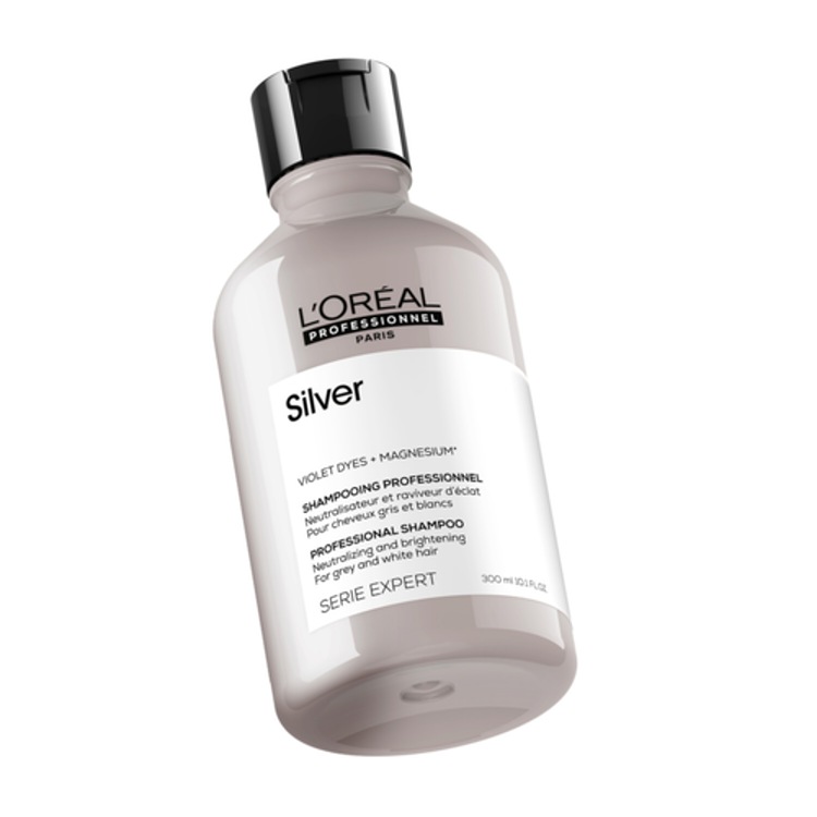 Silver - Shampoing pour cheveux gris et blancs