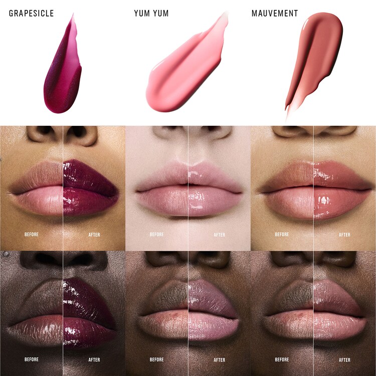 Lipglass Cushion High-Pigment Lip Oil - gloss brillant et non collant