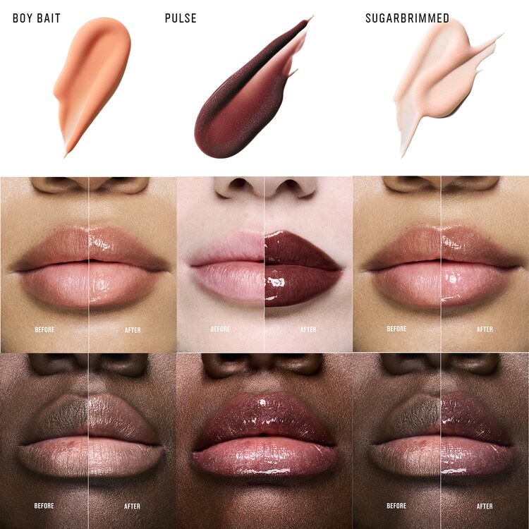 Lipglass Cushion High-Pigment Lip Oil - gloss brillant et non collant