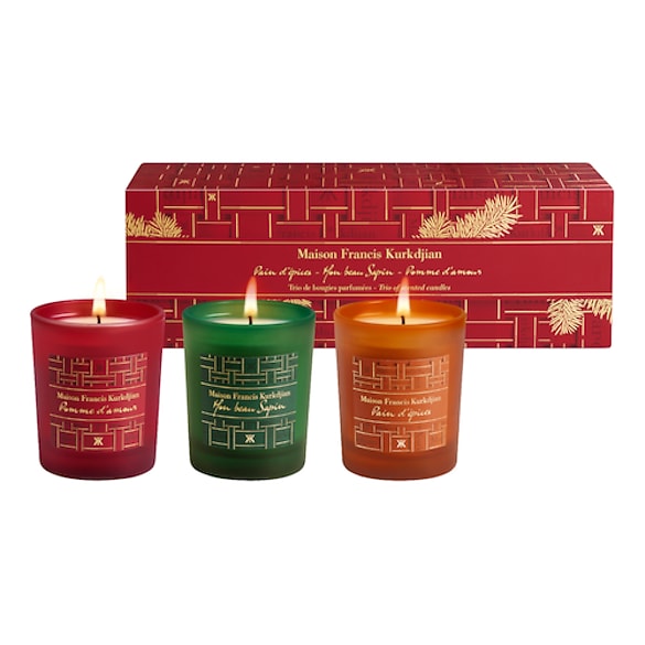 Trio de bougies parfumées - Coffret de bougies, MAISON FRANCIS KURKDJIAN