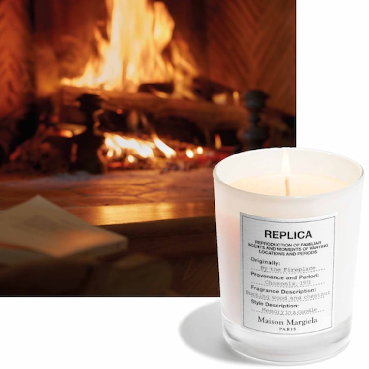 REPLICA By The Fireplace - Bougie Parfumée boisée épicée