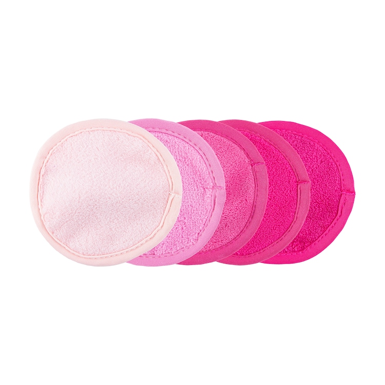 Kit de 5 serviettes démaquillantes réutilisables