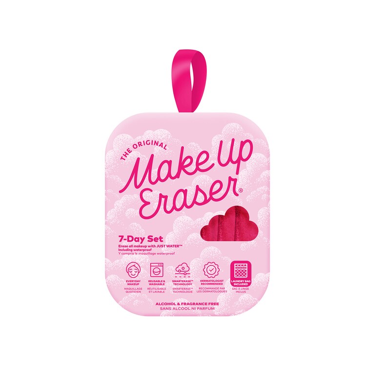 Original Pink 7-Day Set - Set de Lingettes Démaquillantes Réutilisables