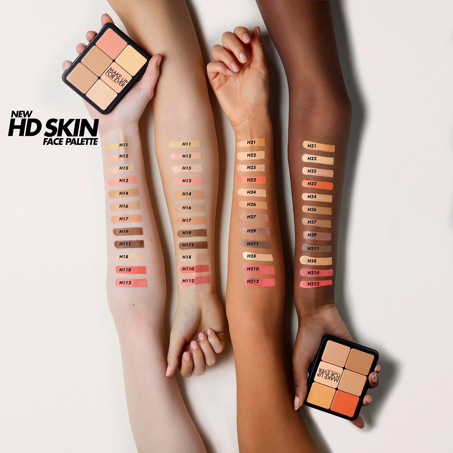HD Skin All-In-One Palette - Paletka do makijażu cery