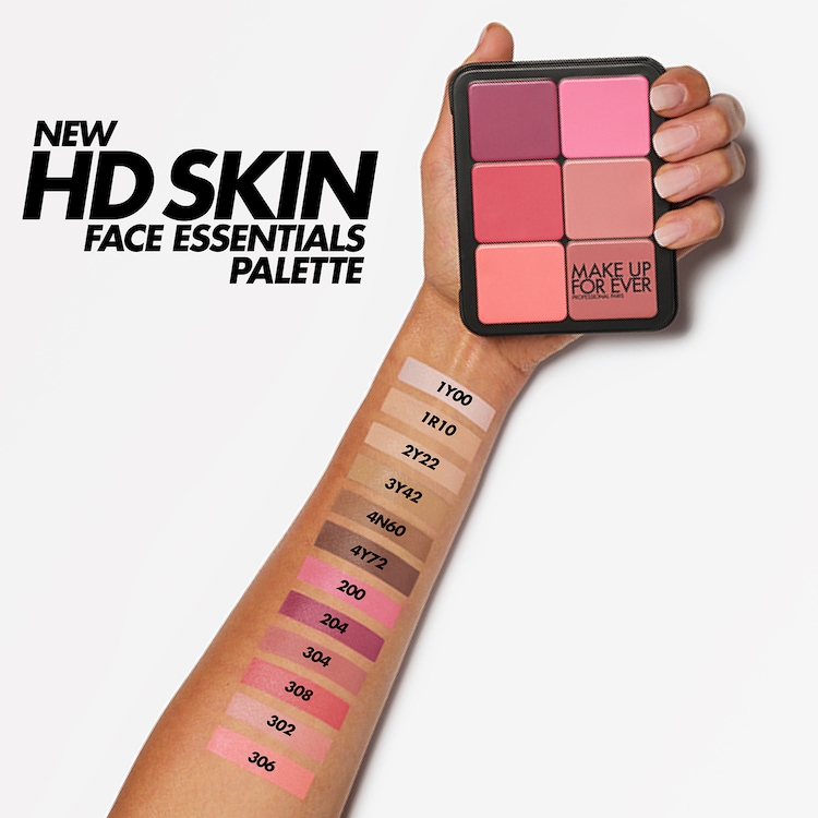 HD Skin Face Essentials - Paleta rostro en crema y colorete