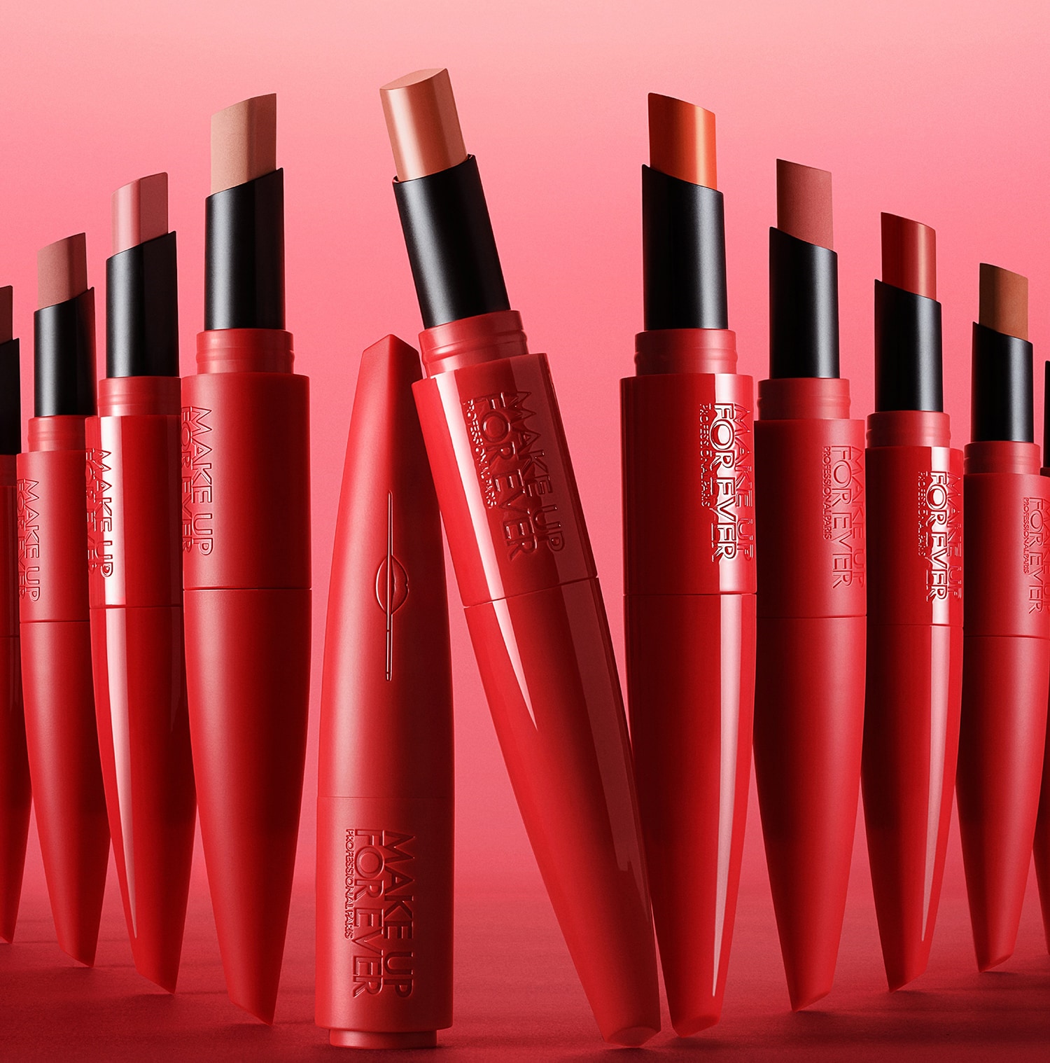 新品未使用 MAKE UP FOR EVER ARTIST リップセット x9 Rouge Artist For Ever - Nemlendirici, uzun süre kalıcı saten ve