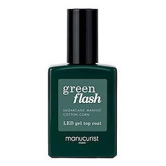 Nagellack Green Flash - Semi-permanenter Nagellack Top Coat, MANUCURIST