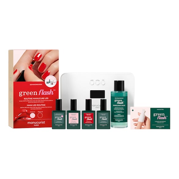 Green Flash - Zestaw Pro Hortencia & Poppy Red, MANUCURIST