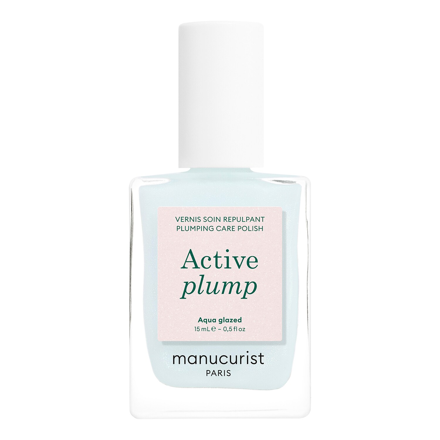 MANUCURIST - Active Plump Aqua Glazed - Vyplňující pečující lak