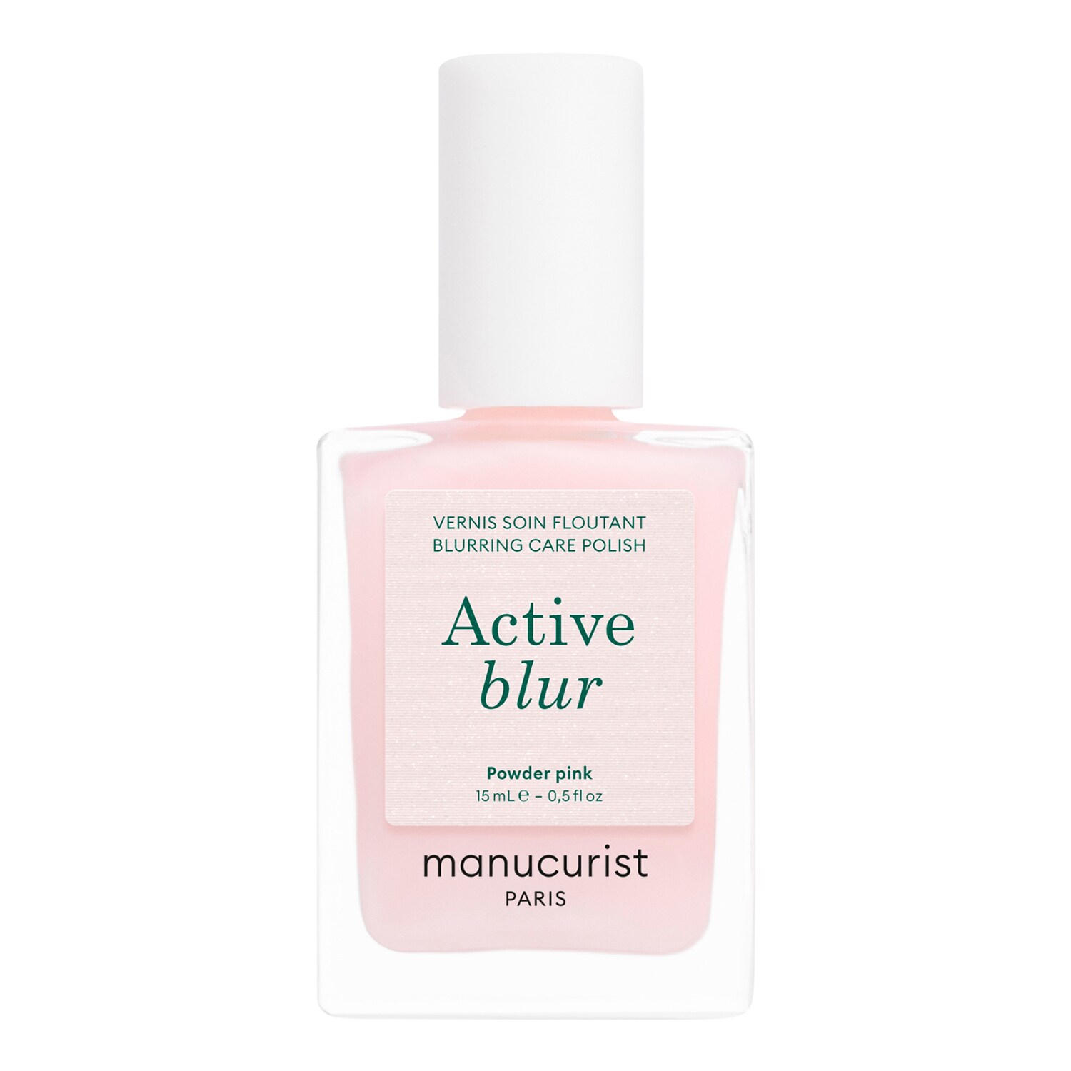 MANUCURIST - Active Blur - Matný růžový zamlžující lak na nehty