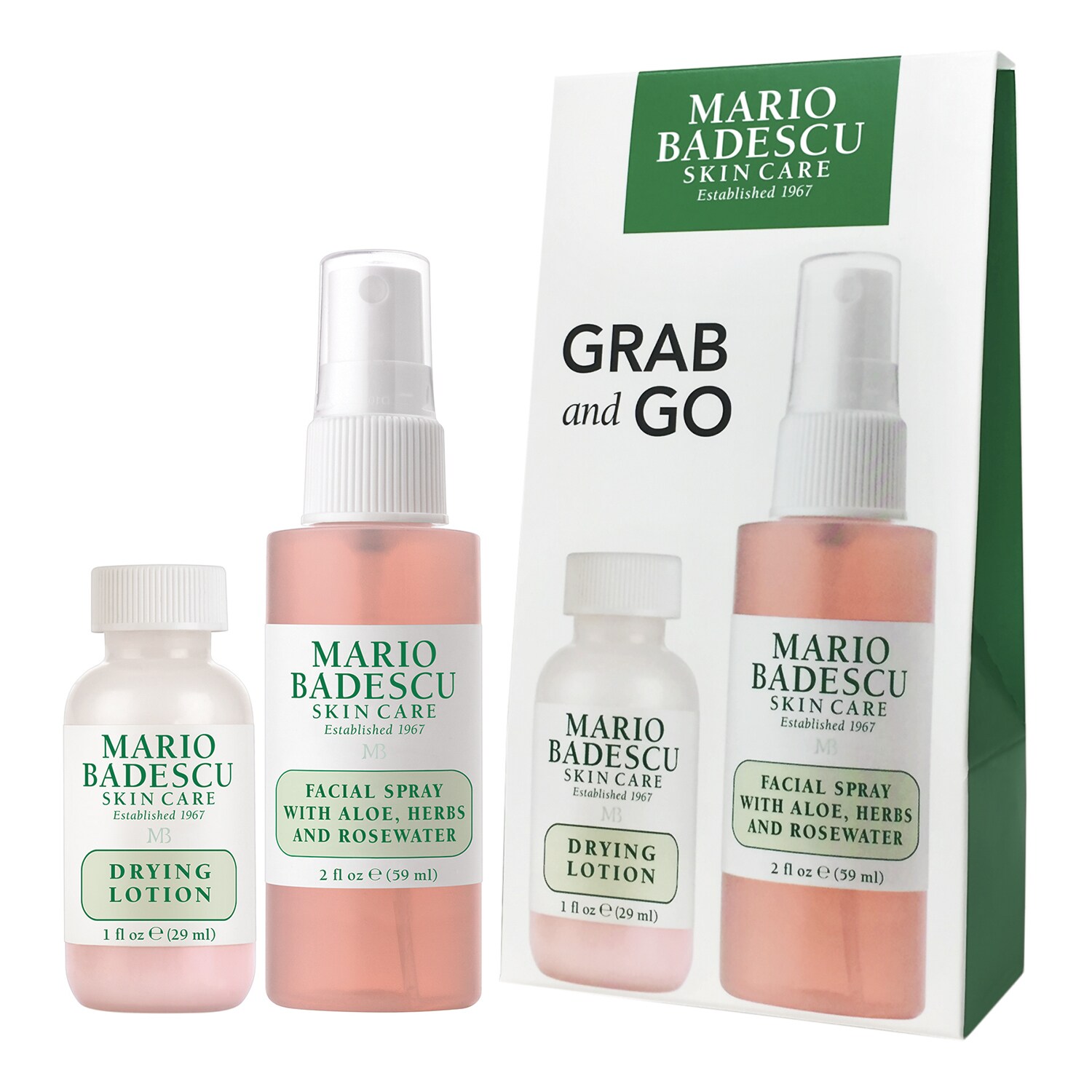 MARIO BADESCU - Grab and go - Set produktů péče o pleť na cesty