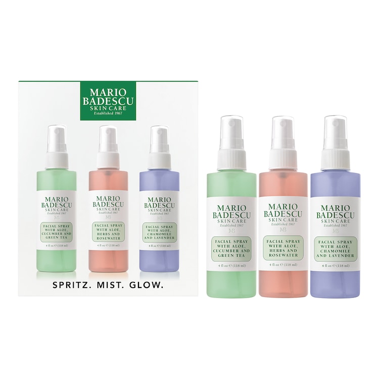 Spritz Mist Glow - Kit Trio sprays visage à l'aloe vera